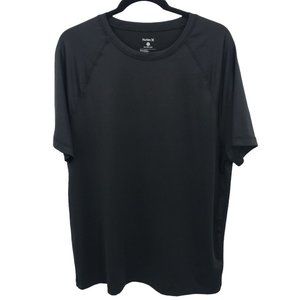 Hurley X Men's Black Round Neck Lightweight Athletic Pullover T Shirt Size L